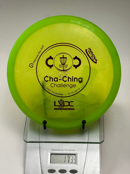Innova Champion Gator 173g Transparent Yellow-Green Cha-Ching Challenge Stamp