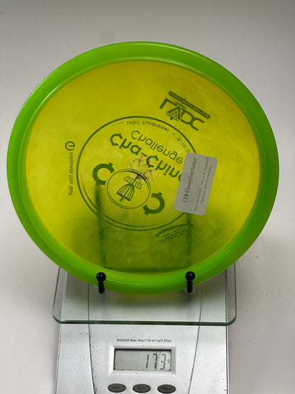 Innova Champion Gator 173g Transparent Yellow-Green Cha-Ching Challenge Stamp