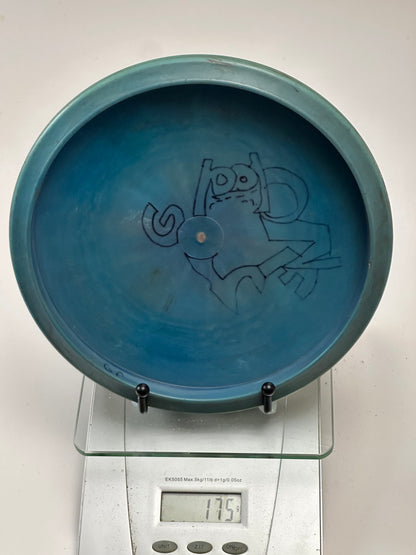 Innova Champion Gator – Transparent Blue w/ Underside Custom Ink