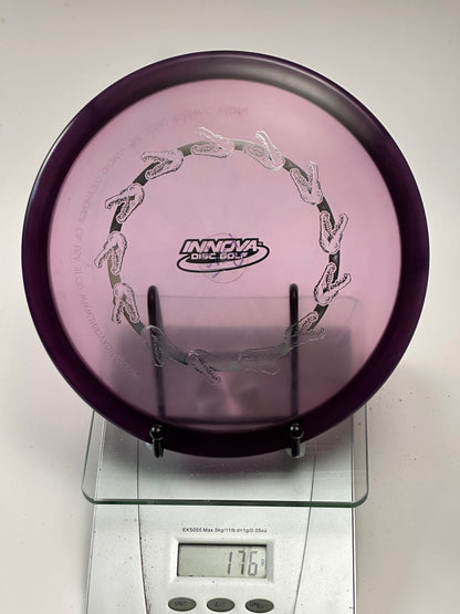 Innova Champion Gator – Transparent Purple w/ Alligator Ring Stamp