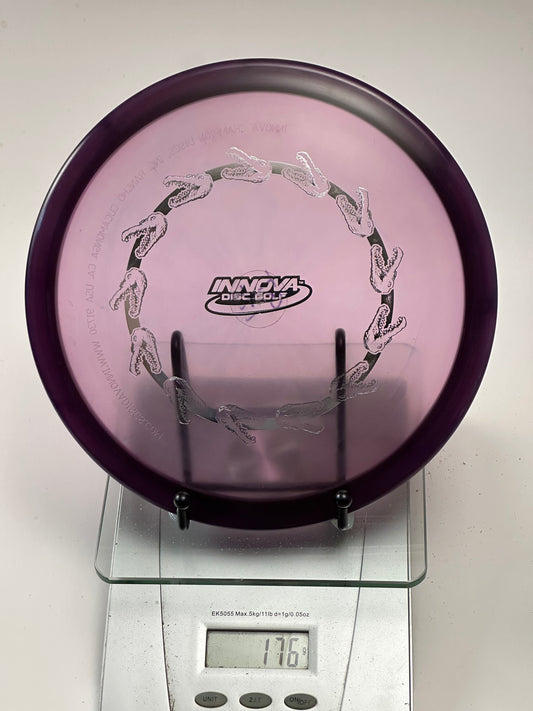 Innova Champion Gator – Transparent Purple w/ Alligator Ring Stamp