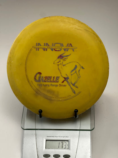 Innova DX Gazelle (173g) Yellow Vintage Gazelle Stamp