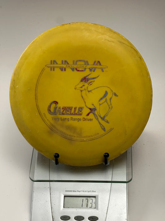 Innova DX Gazelle (173g) Yellow Vintage Gazelle Stamp