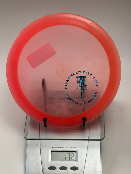 Innova Champion Invictus (Transparent Red) Riverhead Disc Golf Stamp