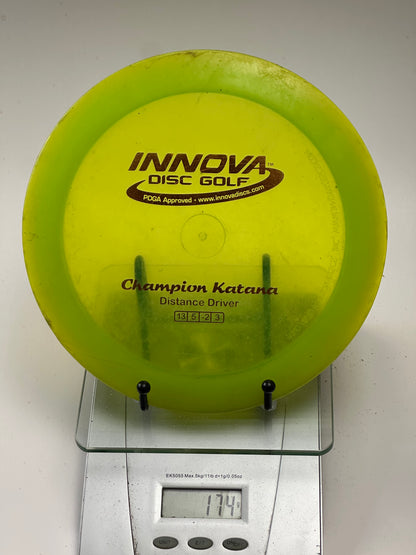 Innova Champion Katana Distance Driver (Transparent Yellow)