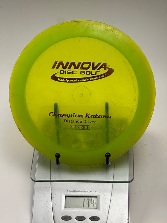 Innova Champion Katana Distance Driver (Transparent Yellow)