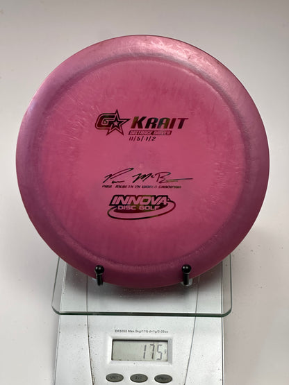 Innova Star Krait Distance Driver (Paul McBeth 2x) - Pink Swirl