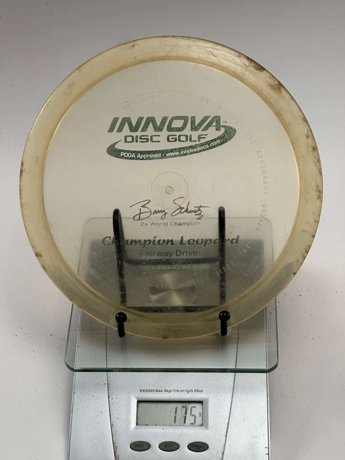Innova Champion Leopard (Barry Schultz) Transparent Fairway Driver