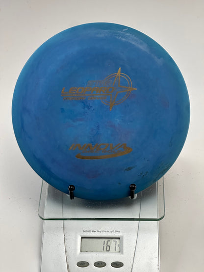 Innova Star Leopard Fairway Driver - Blue w/ Gold Star Leopard Stamp