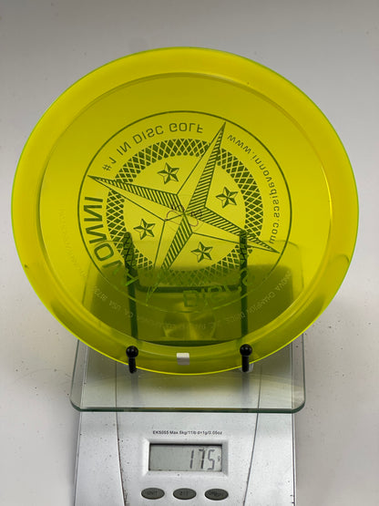 Innova Champion Leopard3 Transparent Yellow w/ Blue Compass Stamp