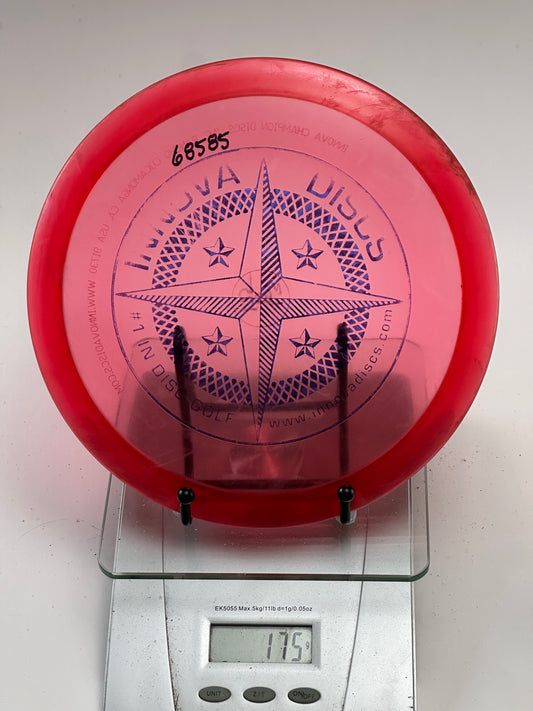 Innova Champion Leopard3 – Transparent Red w/ Blue Star Stamp