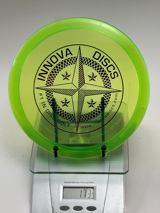 Innova Champion Leopard3 Transparent Green Fairway Driver (Compass Stamp)