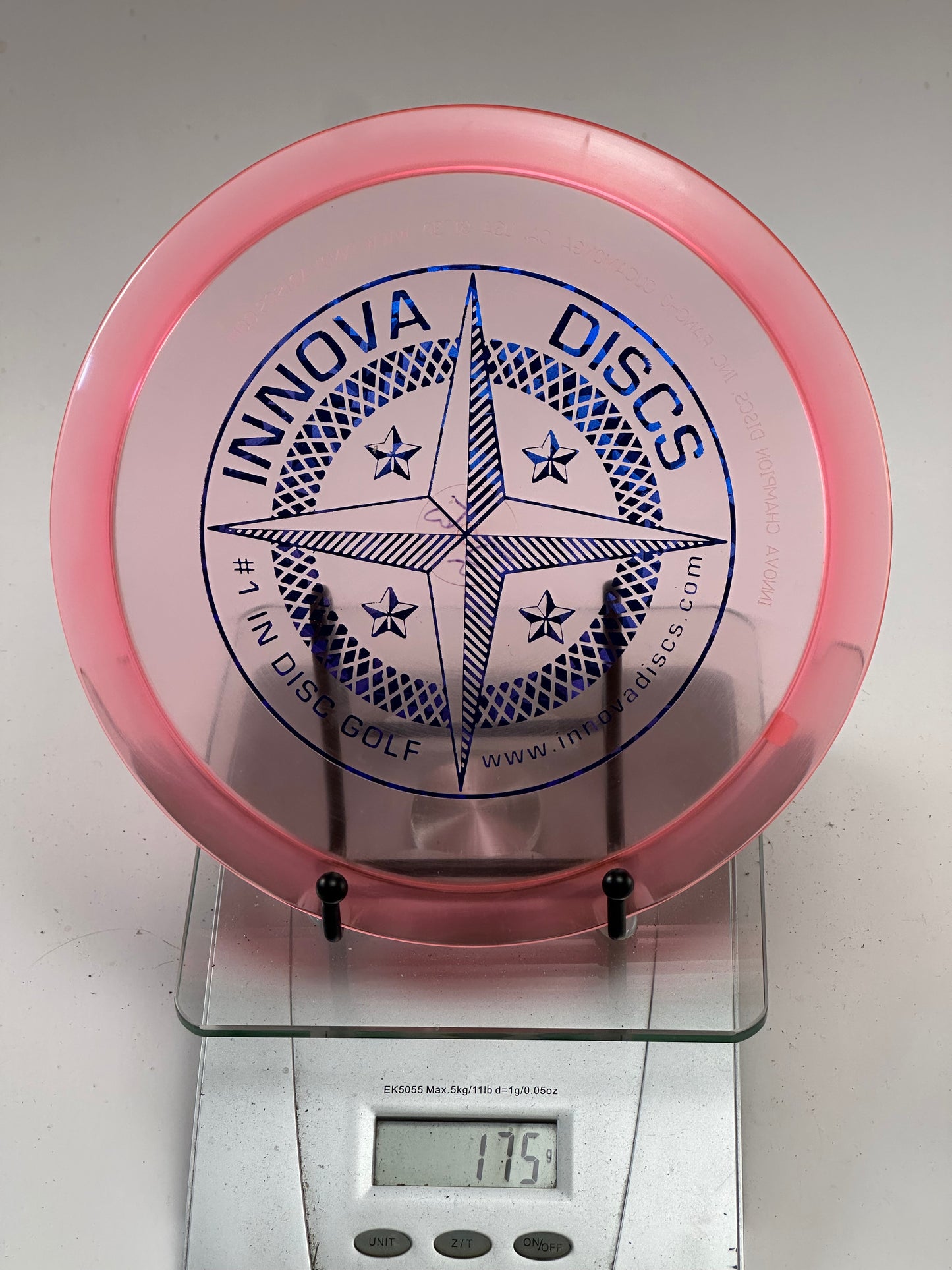 Innova Champion Leopard3 – Transparent Pink Fairway Driver (Blue Star Stamp)