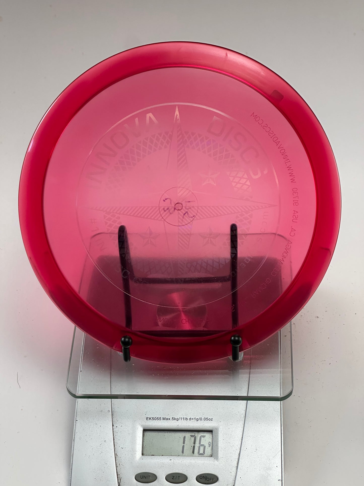 Innova Champion Leopard3 Transparent Red Starburst Stamp