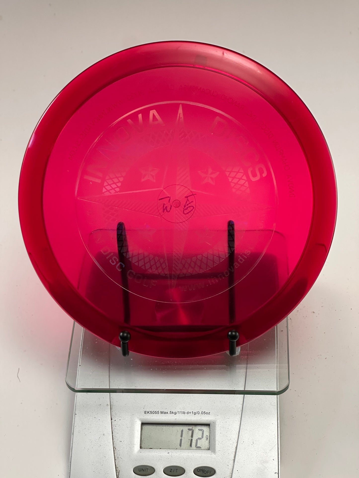 Innova Champion Leopard3 – Transparent Red, Embossed Star Stamp (173g)