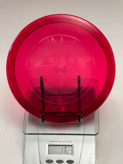 Innova Champion Leopard3 – Transparent Red, Embossed Star Stamp (173g)