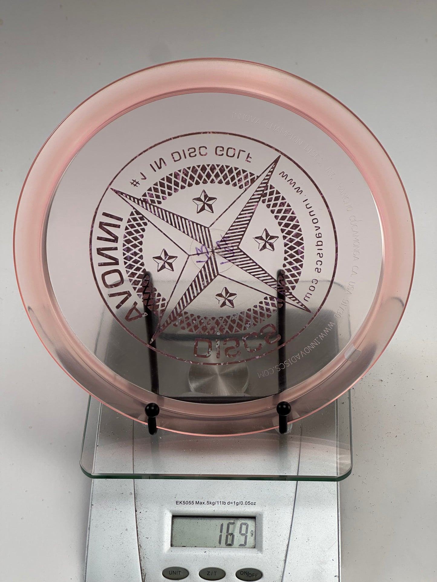 Innova Champion Leopard3 - Transparent Pink - Holographic Star Stamp - 169g
