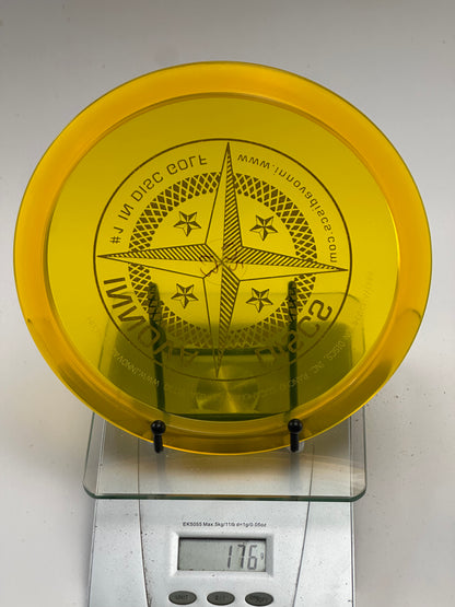 Innova Champion Leopard3 – Transparent Yellow w/ Red Compass Stamp 176g