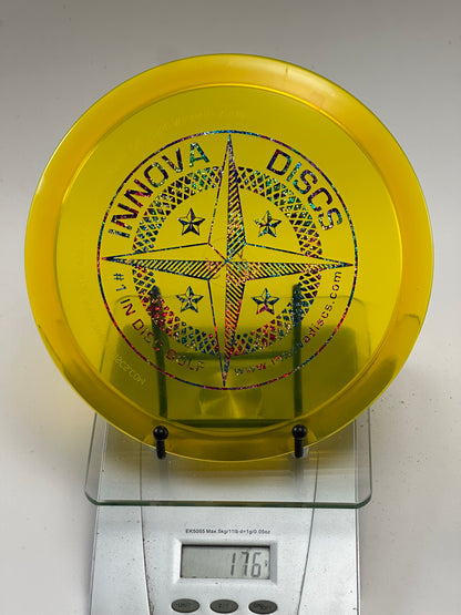 Innova Champion Leopard3 176g Transparent Yellow – Holographic Compass Stamp