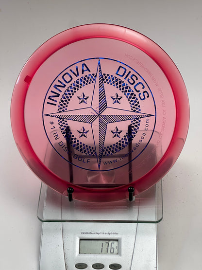 Innova Champion Leopard3 – Transparent Pink – Blue Compass Stamp – 176g