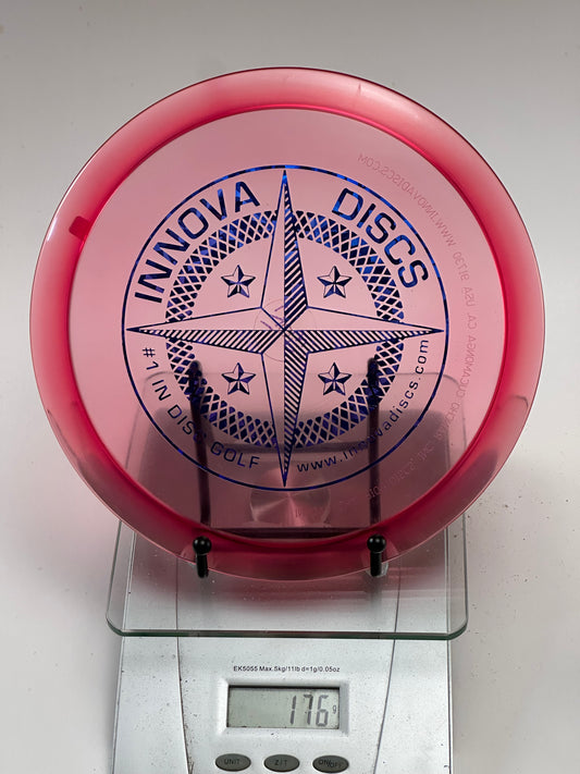 Innova Champion Leopard3 – Transparent Pink – Blue Compass Stamp – 176g