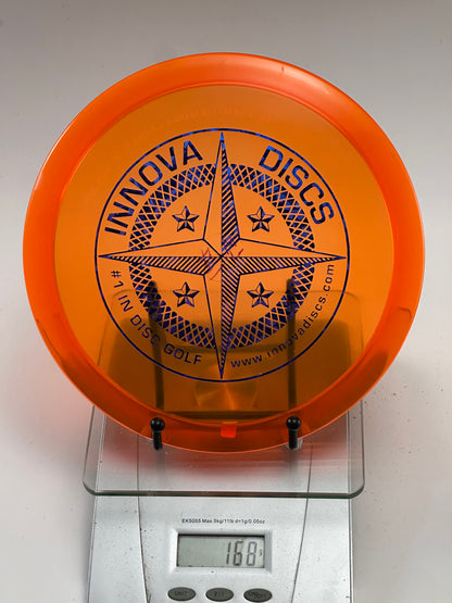 Innova Champion Leopard3 – Transparent Orange w/ Blue Innova Star Stamp