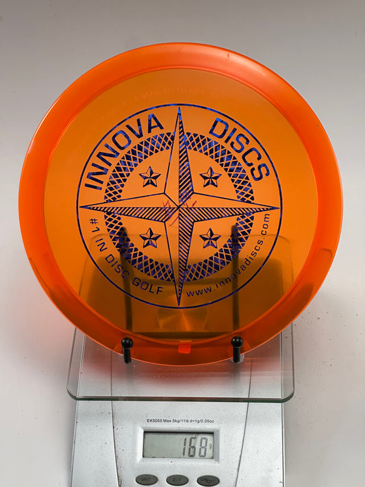 Innova Champion Leopard3 – Transparent Orange w/ Blue Innova Star Stamp