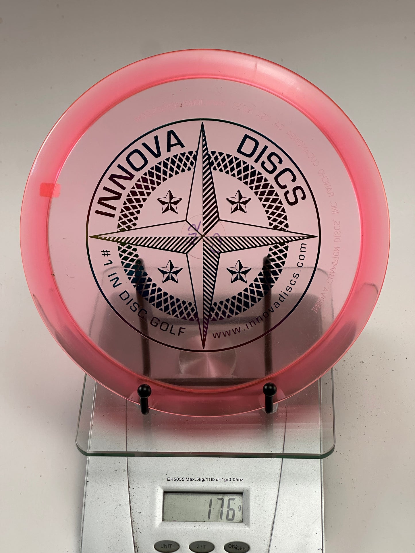 Innova Champion Leopard3 – Transparent Pink w/ Black Star Stamp