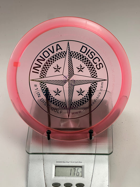 Innova Champion Leopard3 – Transparent Pink w/ Black Star Stamp