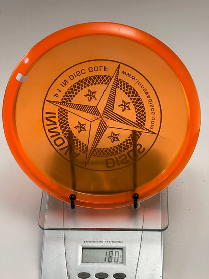 Innova Champion Mako3 – Translucent Orange Compass Star Stamp (180g)