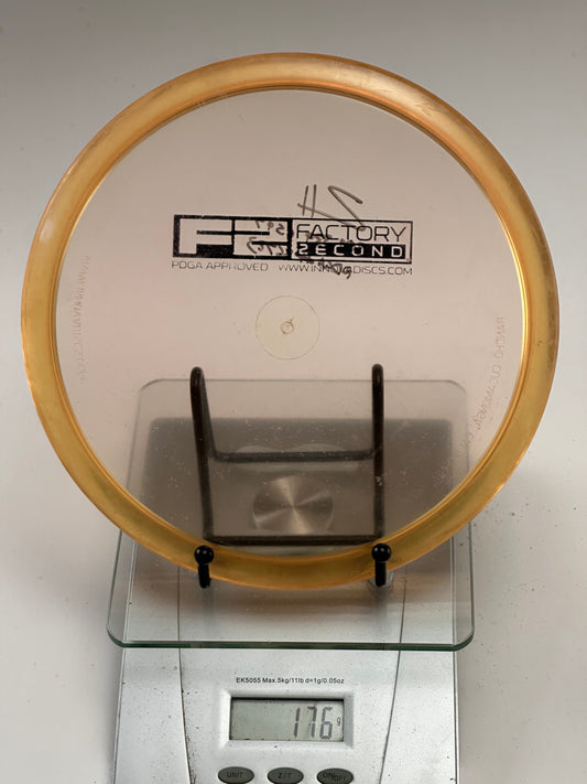 Innova Champion Mako3 Factory Second (F2) – Clear w/ Amber Rim