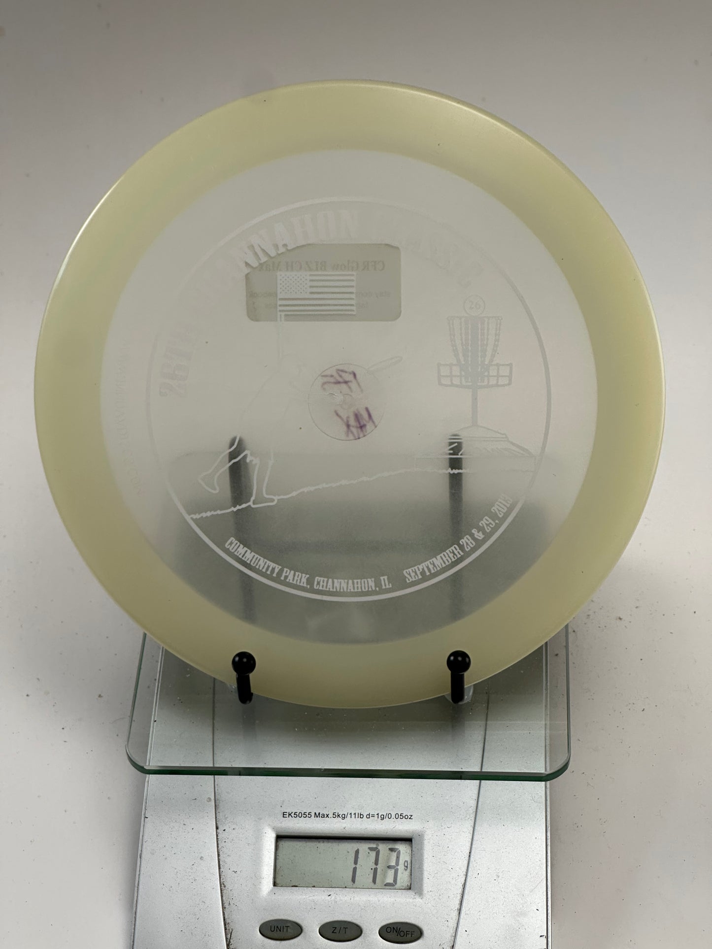 Innova Champion Glow Max Distance Driver – 2019 Channahon Classic Stamp