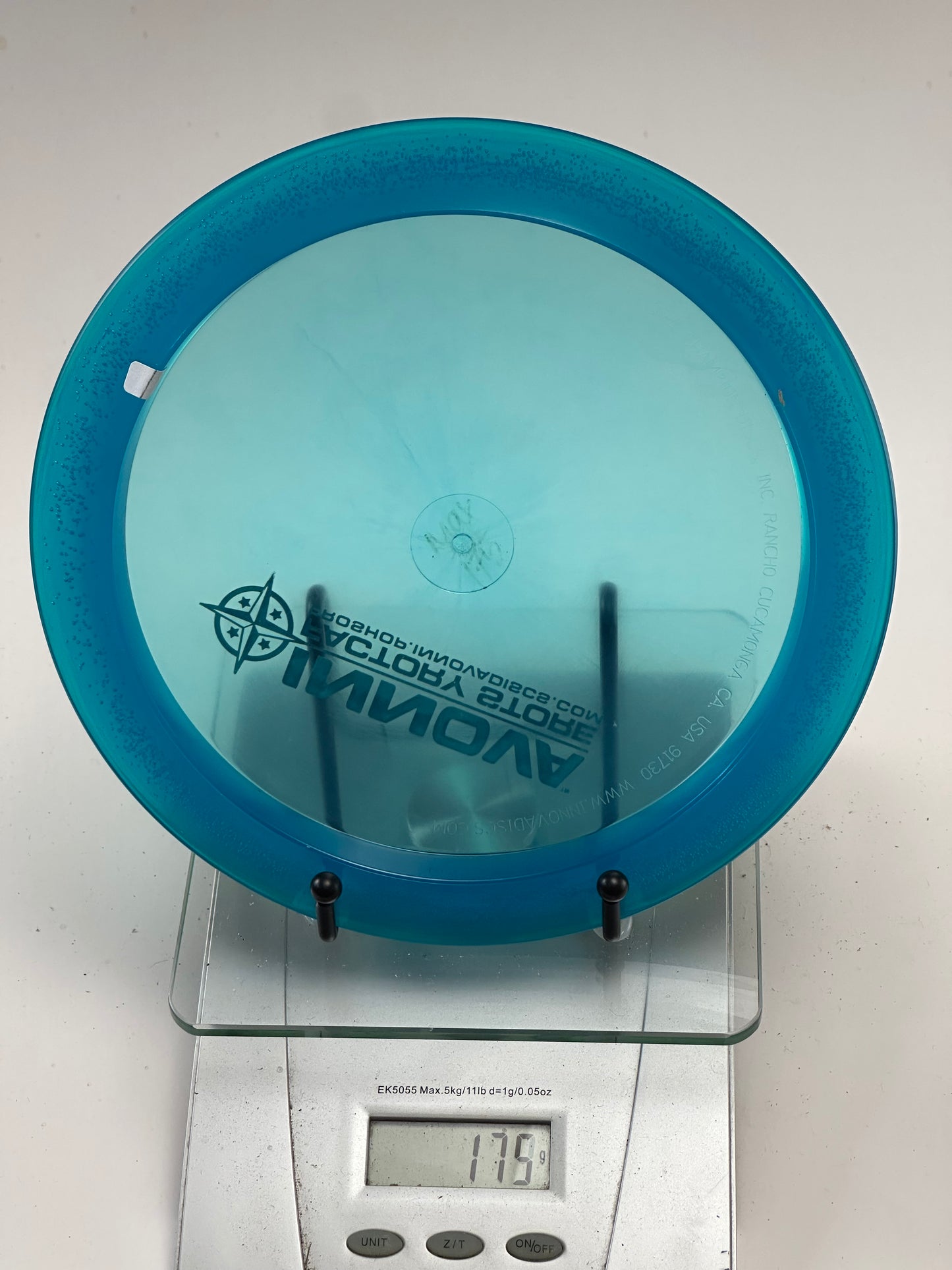 Innova Max Champion Distance Driver (Factory Store Stamp) - Clear Blue