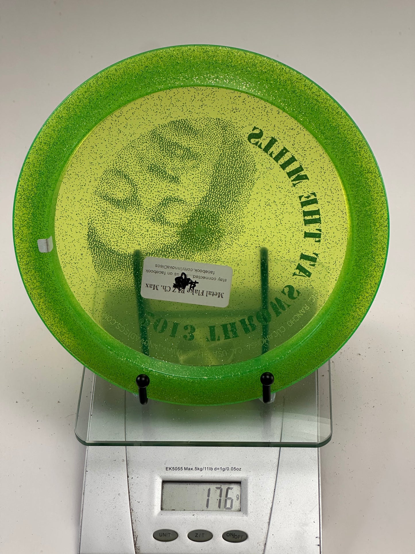 Innova Max Champion GStar Glitter (2013 Throws at the Mills) – Green