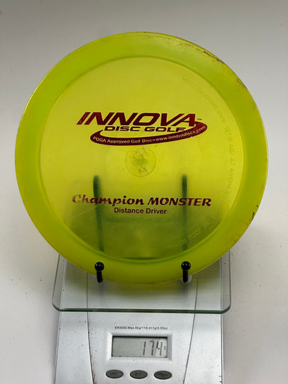 Innova Monster Champion Distance Driver (Transparent Yellow)