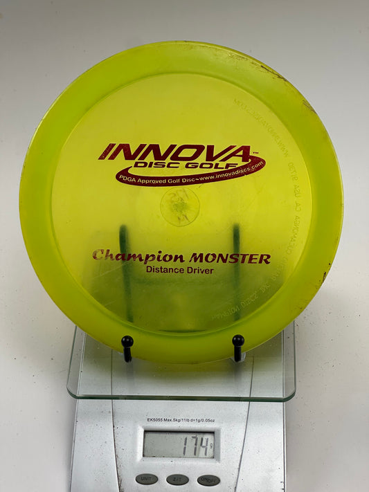 Innova Monster Champion Distance Driver (Transparent Yellow)