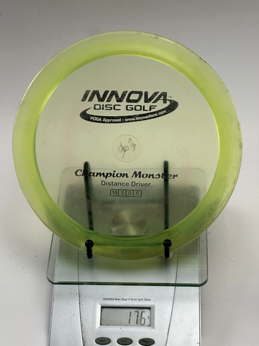Innova Champion Monster Distance Driver (176g) - Translucent Yellow
