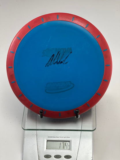 Innova XT Nova Putter – Blue w/ Red Rim, Compass Stamp (174g)