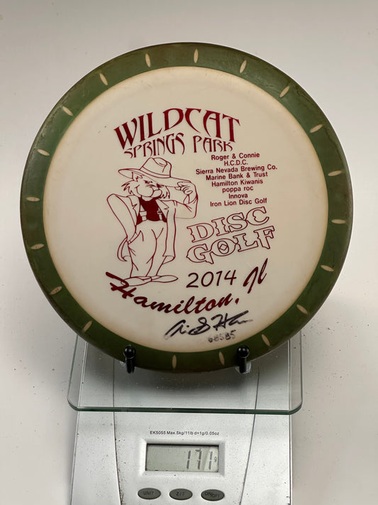 Innova XT Nova Putter | 2014 Wildcat Springs Park Tournament Stamp | Green/White