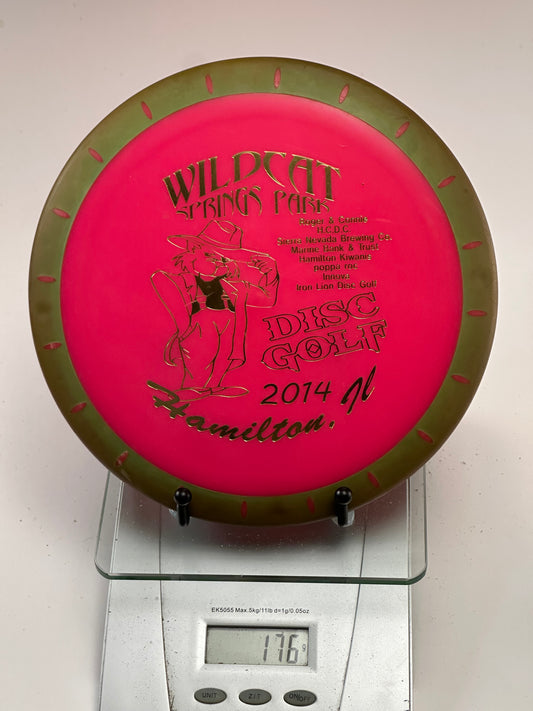 Innova XT Nova – 2014 Wildcat Springs Park Tournament Stamp (Pink/Green)