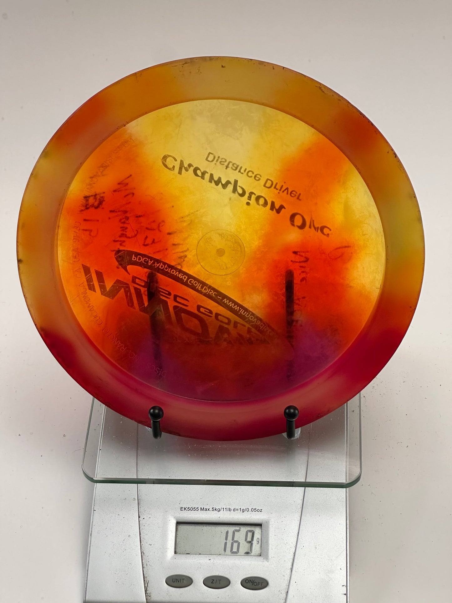 Innova Champion Orc – Translucent Red/Orange Swirl