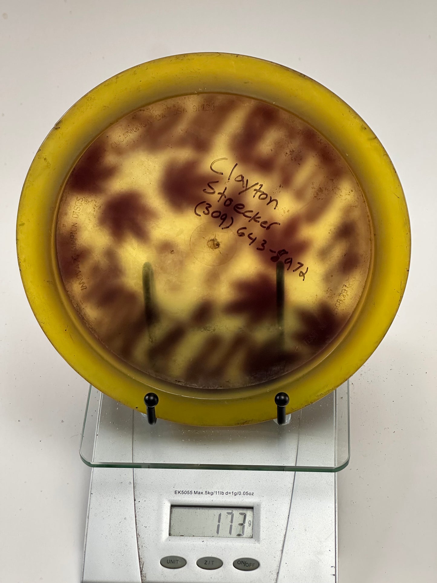 Innova Champion Orc – Yellow Rim w/ Brown Swirl (173g)