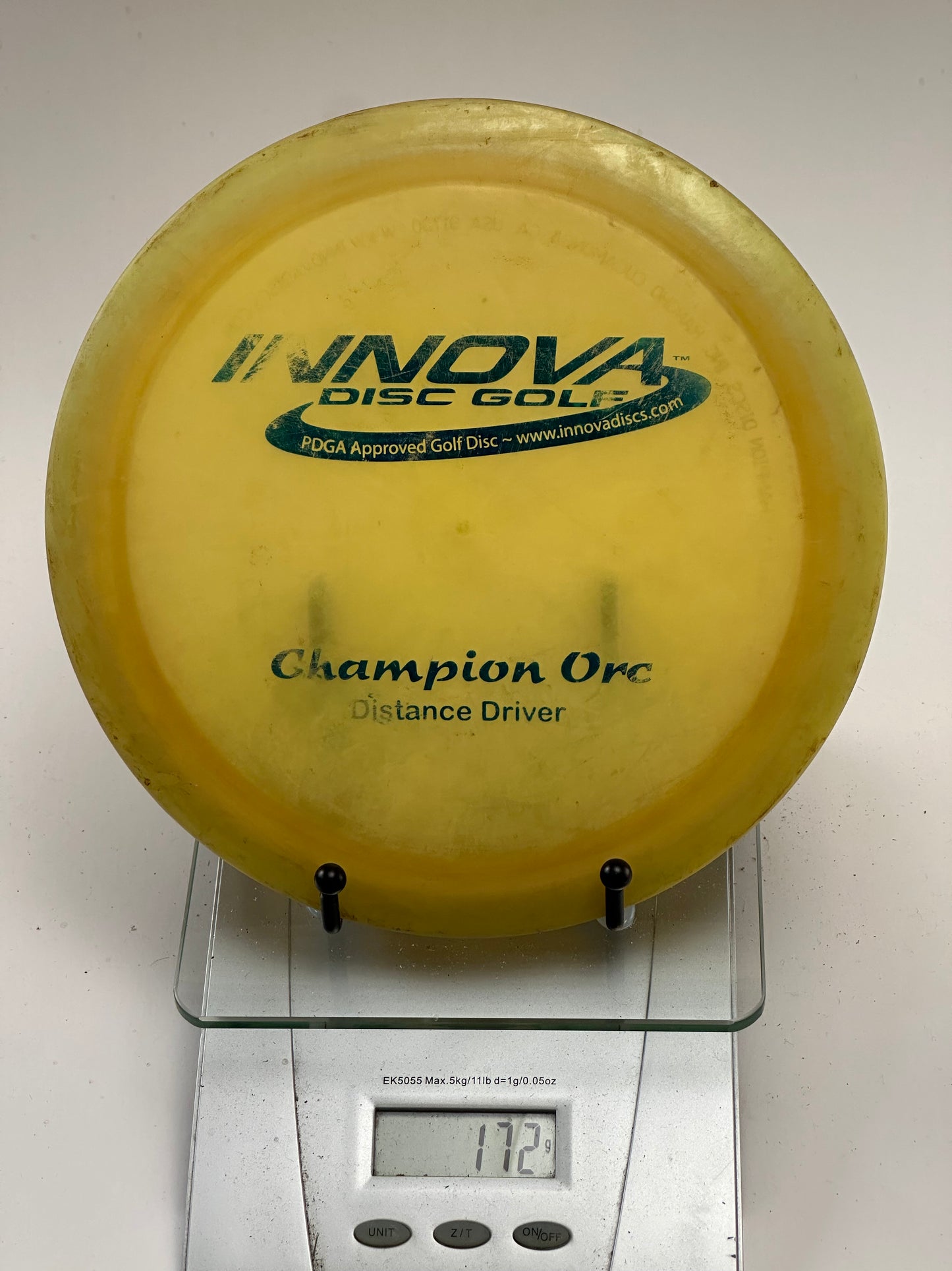 Innova Champion Orc Distance Driver (Translucent Yellow)