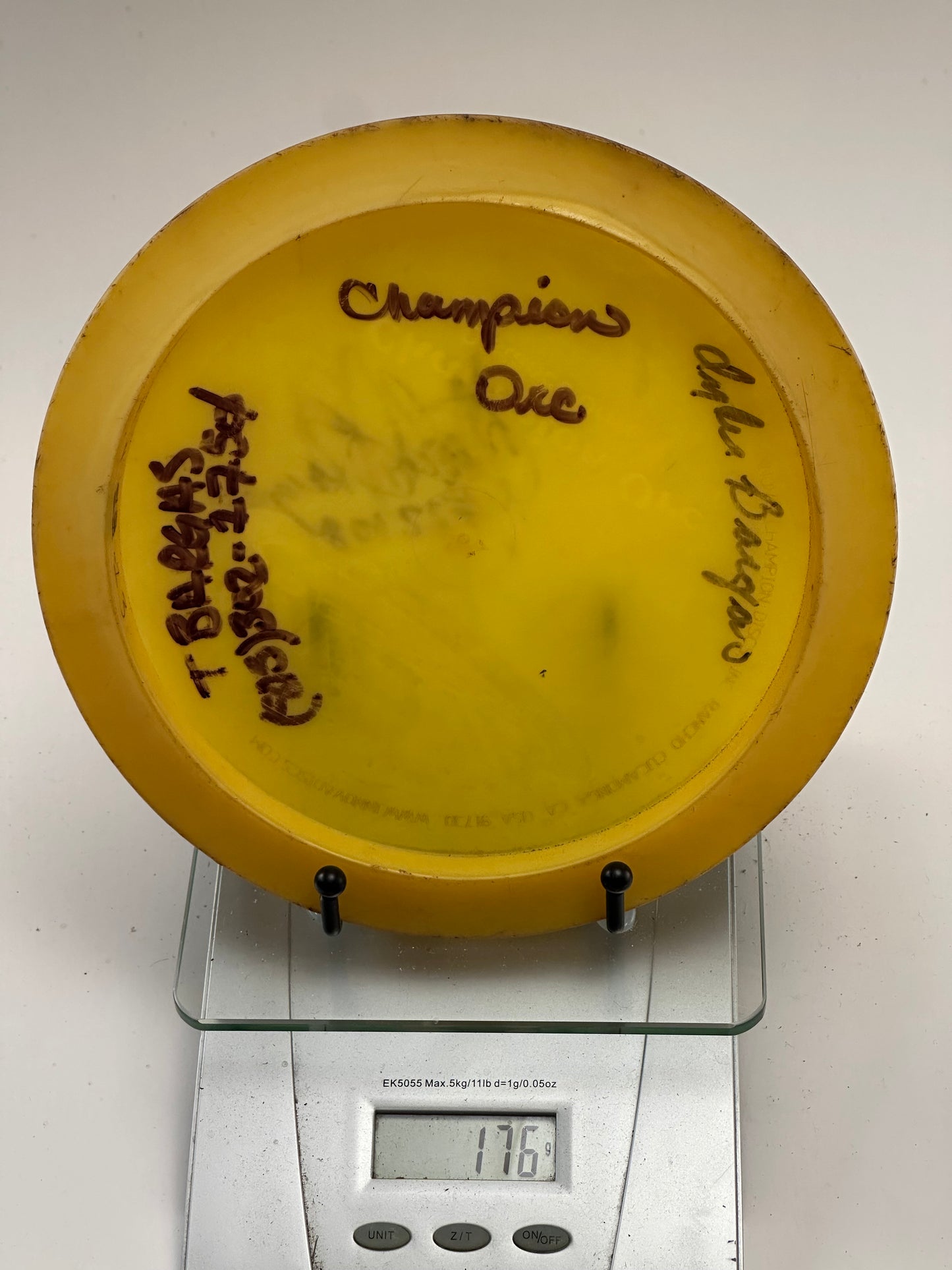 Innova Champion Orc – Yellow Translucent Distance Driver (Inked)