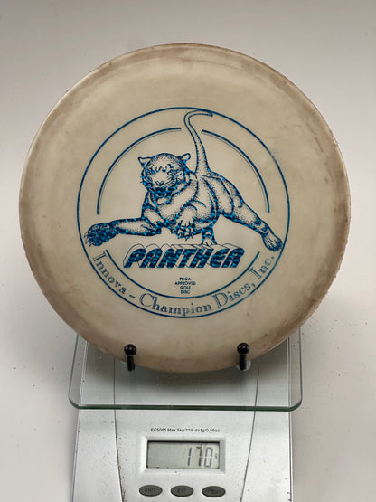 Innova DX Panther Midrange – White w/ Blue Panther Stamp (Vintage)