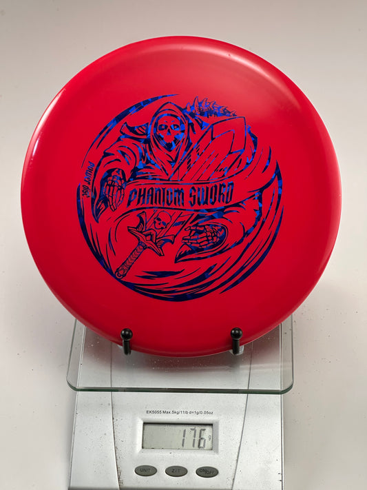 Innova Phantom Sword Power Disc 176g Red Champion-Style w/ Blue Reaper Stamp