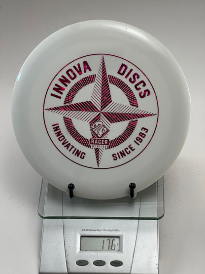 Innova Racer (DX) – White with Red Foil Stamp, 176g