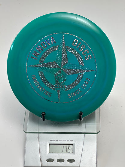 Innova Champion Racer – Translucent Teal with Holographic Starburst Stamp