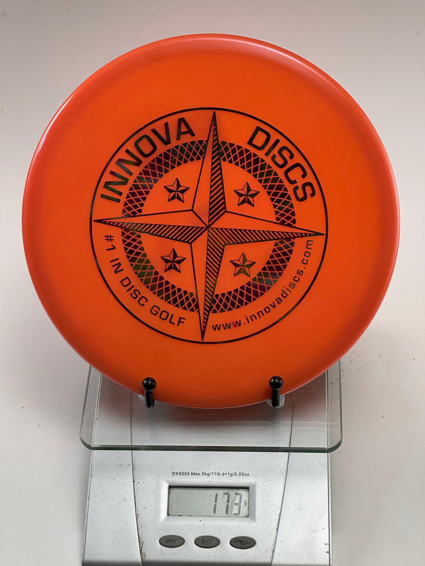 Innova Star Rat Midrange – Orange, Compass Rose Stamp (173g)
