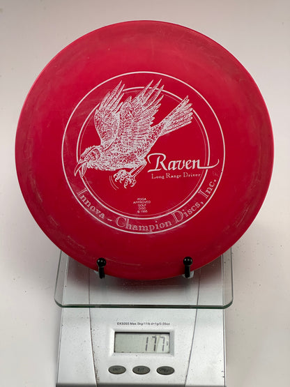 Innova Champion Raven Long Range Driver (Red) - Classic Raven Stamp